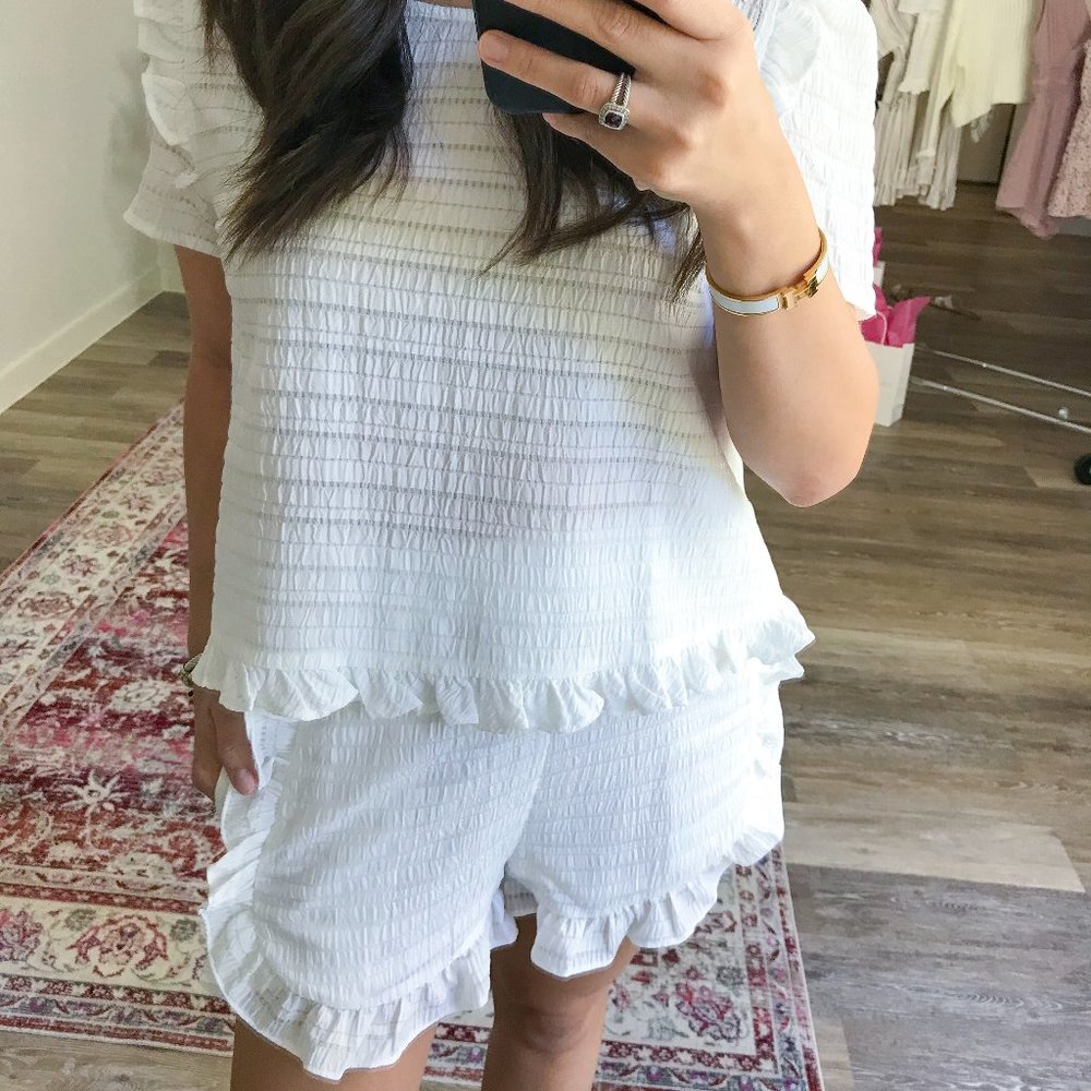 Monroe Ruffle Shorts